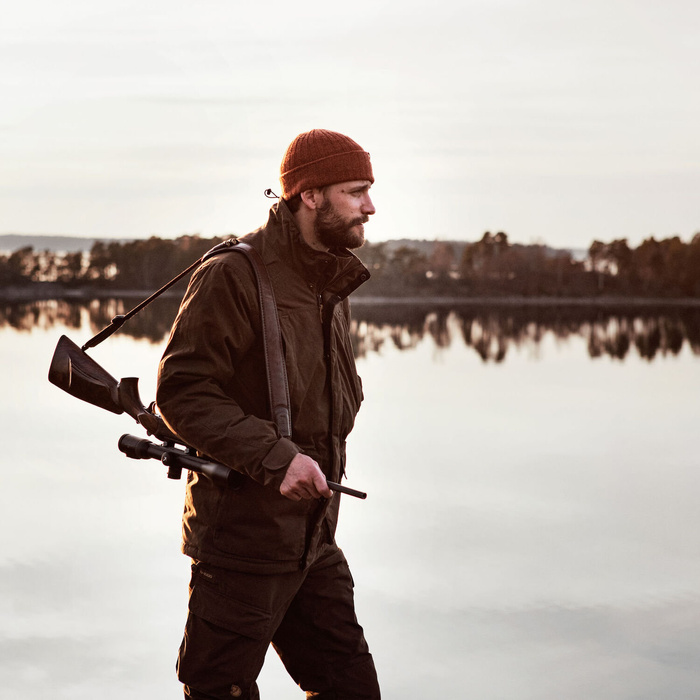 Zimní čepice Fjallraven Byron Hat Thin Black z jehněčí vlny, fotografie 6