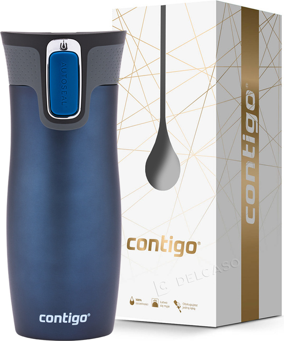 Termohrnek Contigo West Loop 2.0 470 ml tmavě modrý matný + krabička