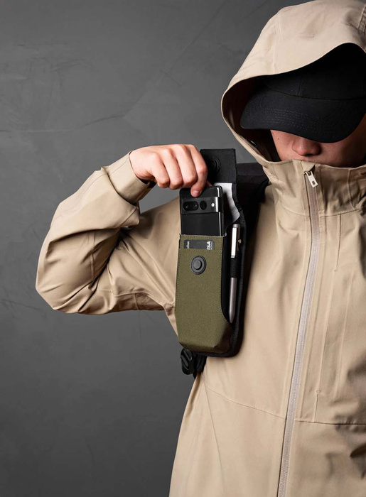 Pouzdro na telefon Alpaka Modular Phone Sling V2 Axoflux - Army Green, fotografie 6