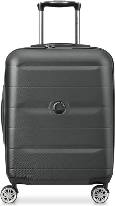 Kabinový kufr Delsey Comete+ Slim 55 cm – černý