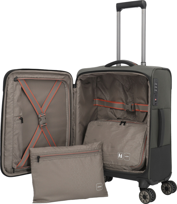 Kabinový kufr Travelite CrossLite 5.0 4K 55 cm – zelený, fotografie 6