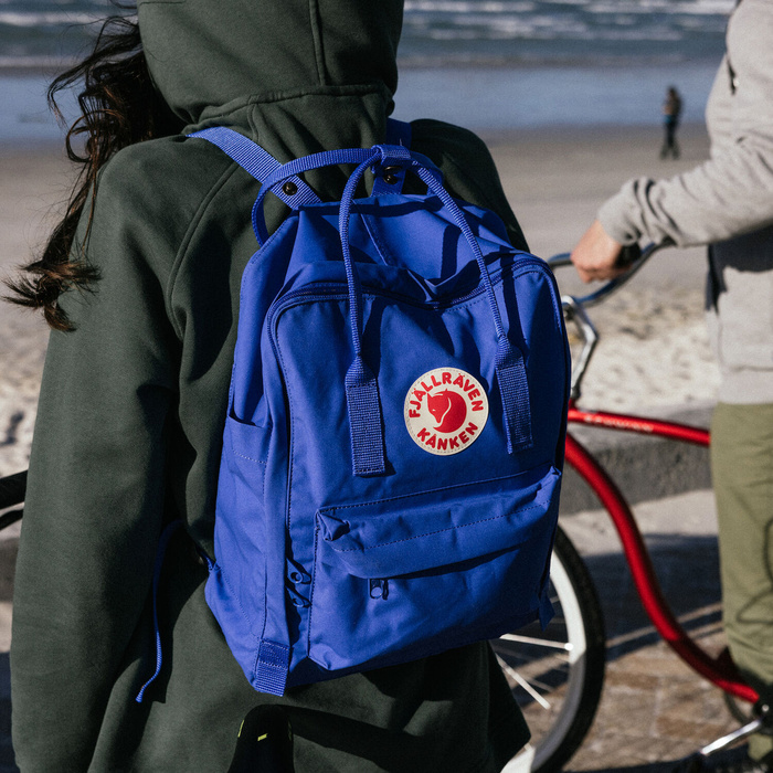 Batoh Kånken Fjällräven – Sky Blue Light Oak, fotografie 16
