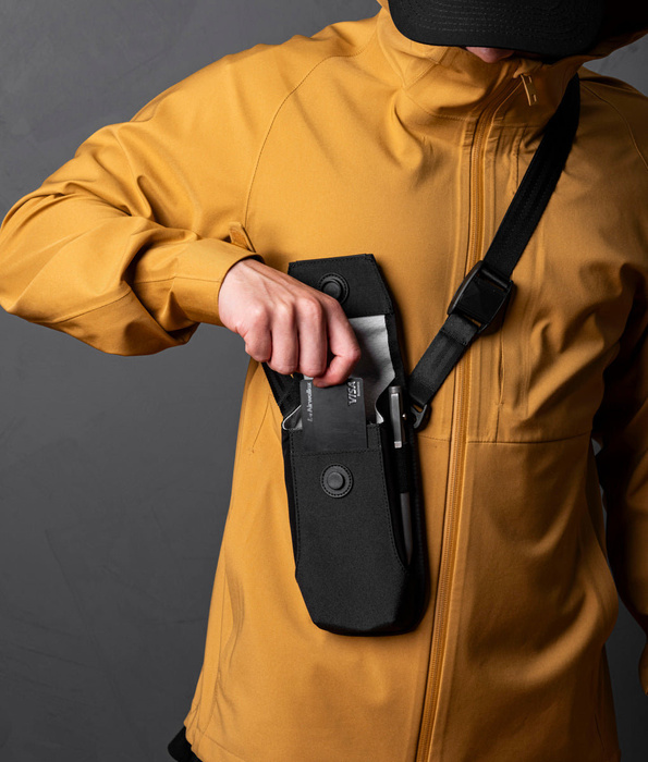 Pouzdro na telefon Alpaka Modular Phone Sling V2 Axoflux - Black, fotografie 6