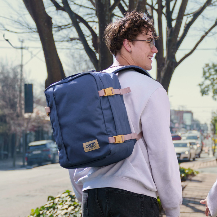 Batoh palubní zavazadlo do Wizzair Cabin Zero Classic 28L Shibori blue, fotografie 12