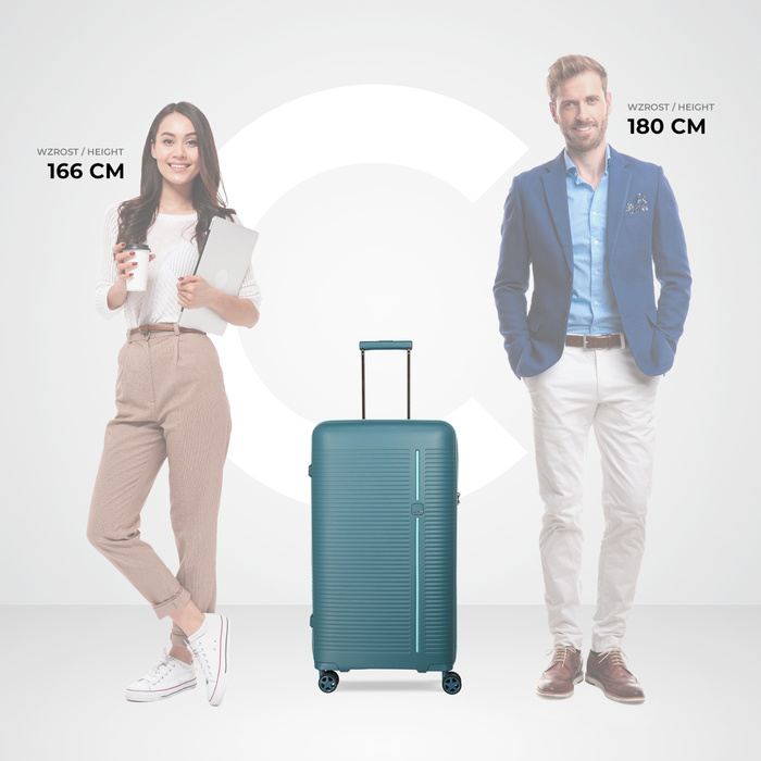 Velký kufr Travelite Roomer 78 cm – modrý, fotografie 11