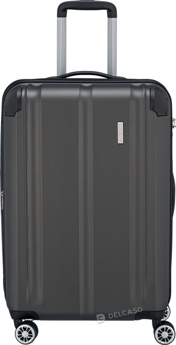 Střední rozšiřitelný kufr Travelite City 68 cm antracitový, fotografie 2